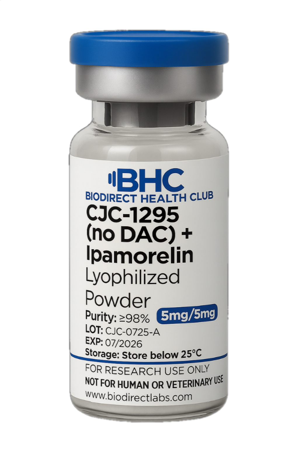 CJC-1295 + Ipamorelin vial