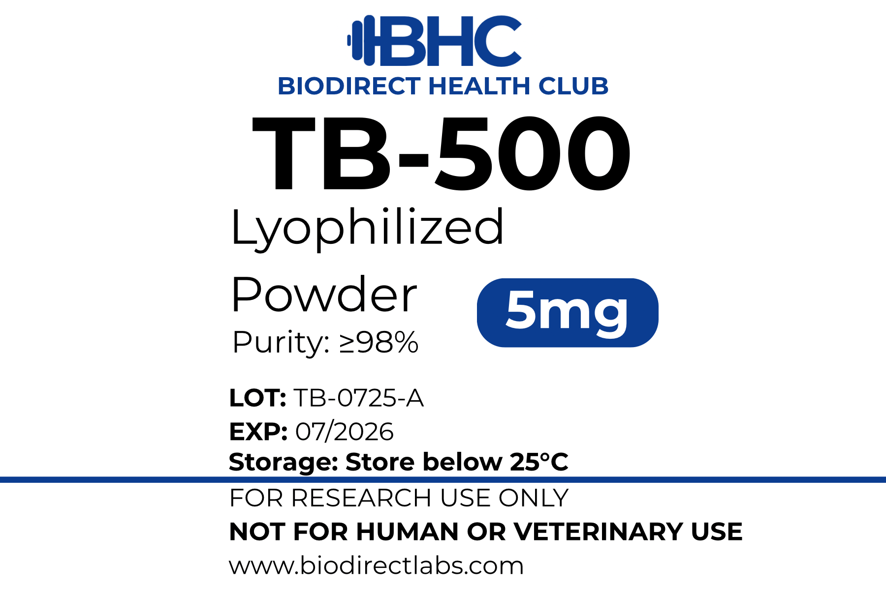 Label Front